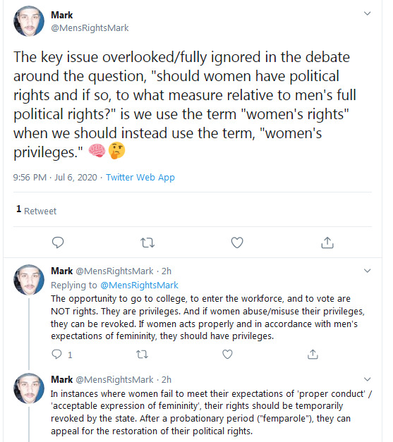 Girls, have you ever had the misfortune of dating a guy with major misogynistic views?