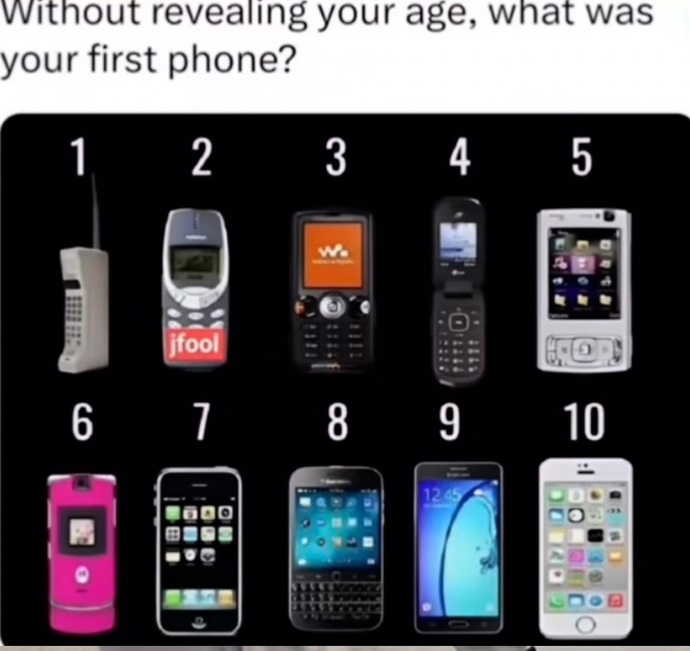 Which was your first phone?