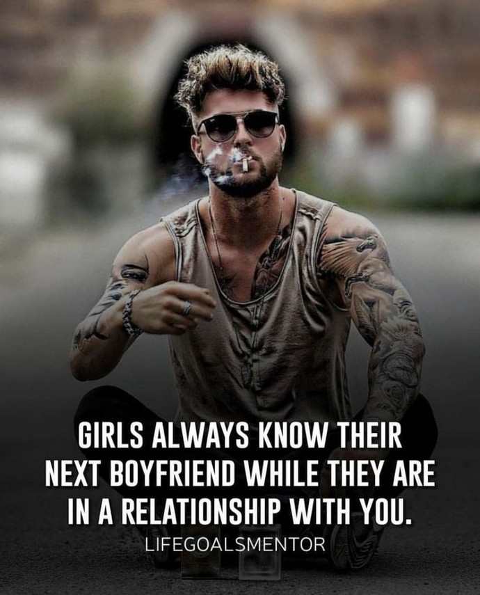 Is it true that girls always know their next boyfriend while they are in relationship?