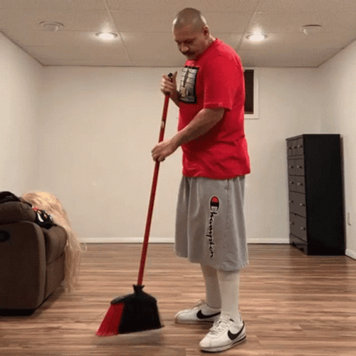 How often do you sweep up your floors?