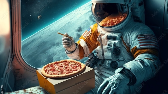 Can you see flying to the moon for dinner a good date night experience in the future?