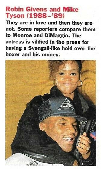 Did Robin Givens ever love Mike Tyson?