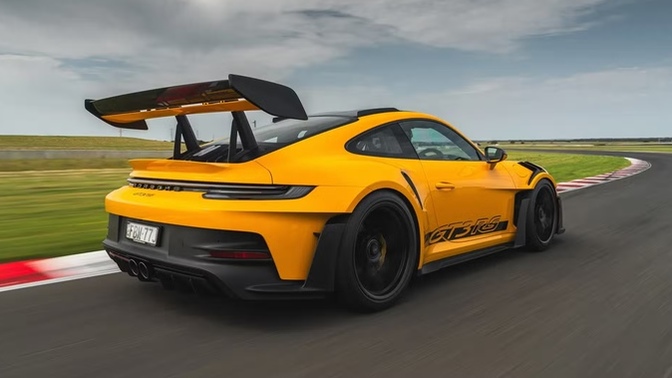 Can you tell this Porsche is in line with super cars?