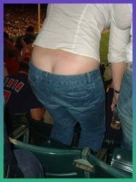 Girls, low rise jeans exposing your asscrack, will you be concerned about it?