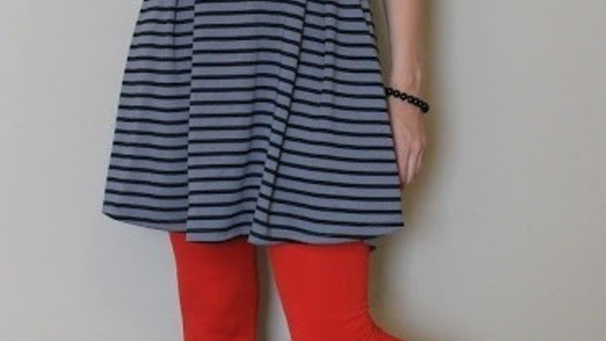 Do leggings look good with dresses in summer?