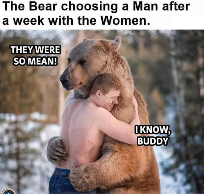 Are you surprised most women would rather run into a bear than a man in the forest?