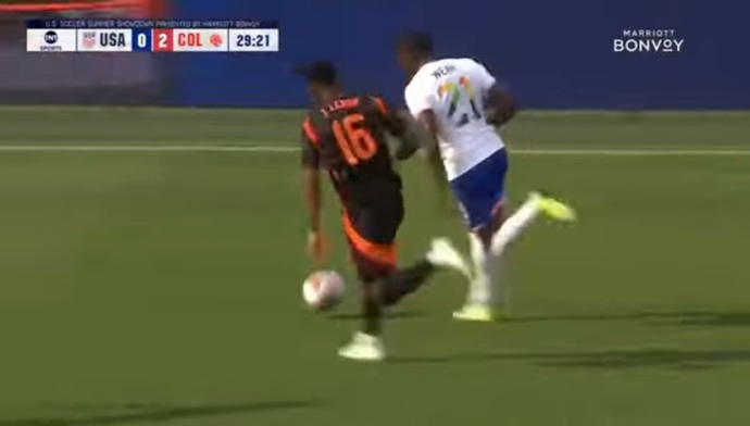 Is the USAs humiliating defeat to Colombia, the result of decking their players and stadium out with pride colors?