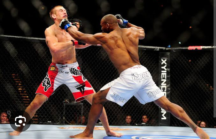 Cage fighting (MMA)