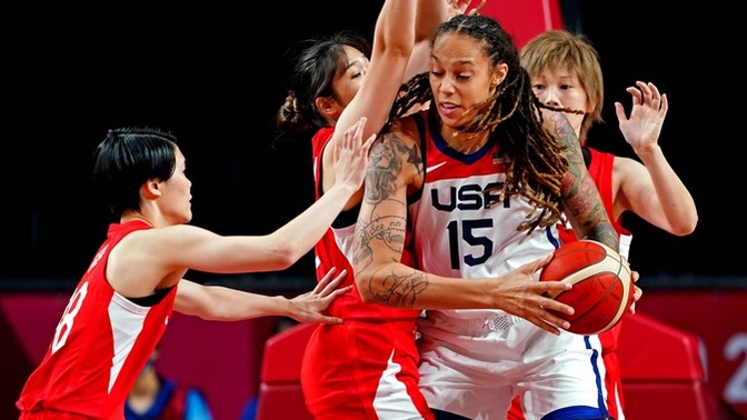 Are you going to watch the women's Olympic basketball team that includes a man but does not include Caitlin Clark?