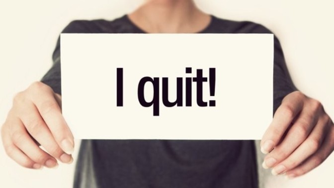 Have you ever quit a job before you even got started?