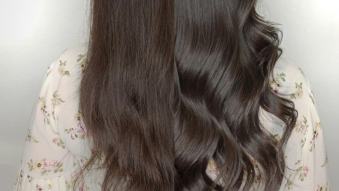 How do you keep your hair healthy and shiny despite environmental stress?