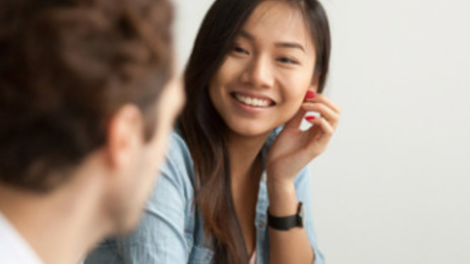 Female co worker asks same question again and again?