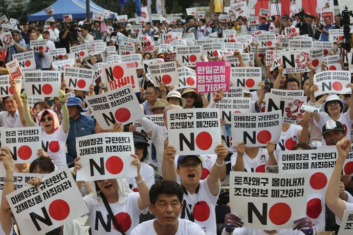 Why do you think Europeans have gotten over the second world war but Japan and Korea still hate each other?