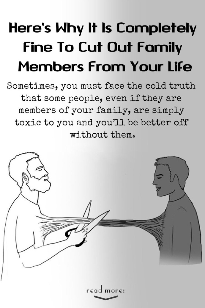 Have you cut off your parents/family for a reason? What would make you cut off your parents/family?
