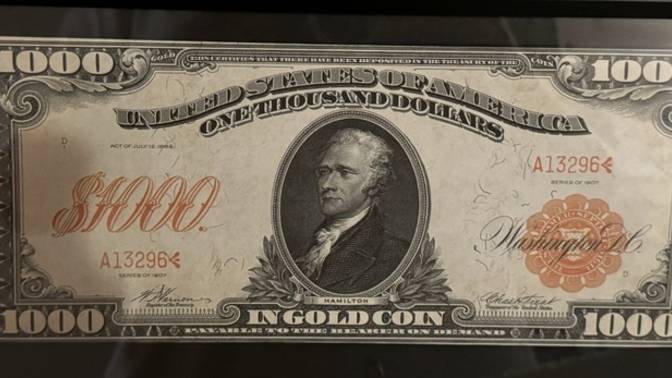 If they still printed $1000 bills would you keep one in your wallet or keep it as a collector’s item?