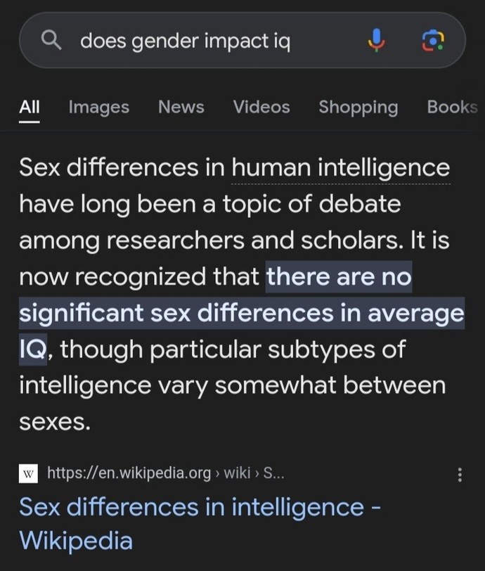 Who is smarter: men or women?