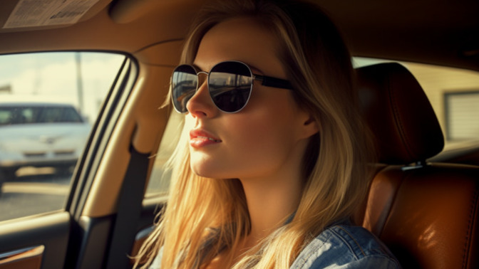 Do you wear sunglasses when you drive or are a passenger in a vehicle during the daytime?