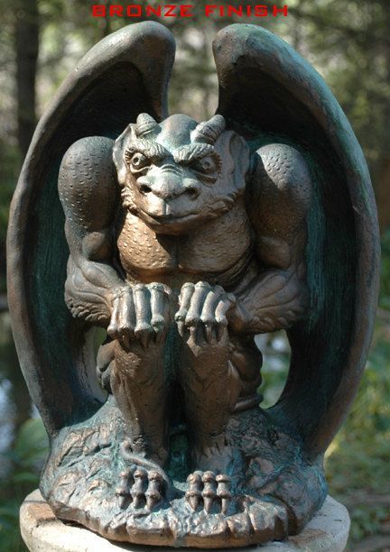 How would you react if you walked outside one day and saw stone gargoyles suddenly perched ontop of your roof?