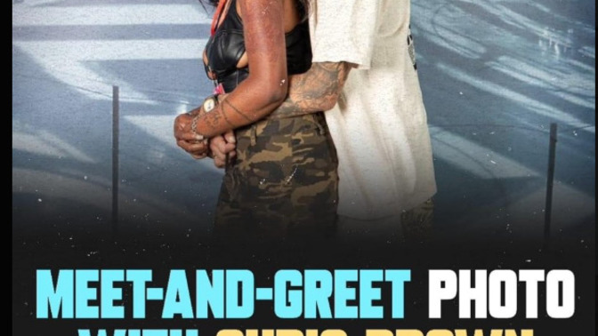 Meet and greet phptp with chris brown leads to break up?