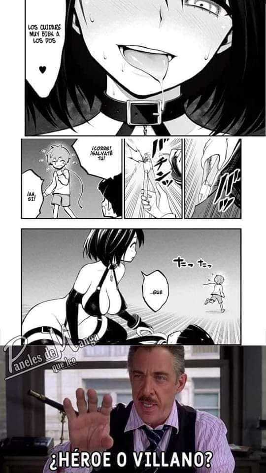 "Hero or villain?"
