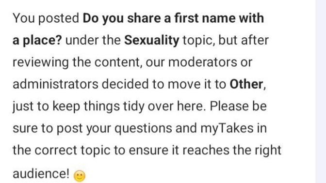 Why does GAG auto assign your question to the wrong place and then blame you?