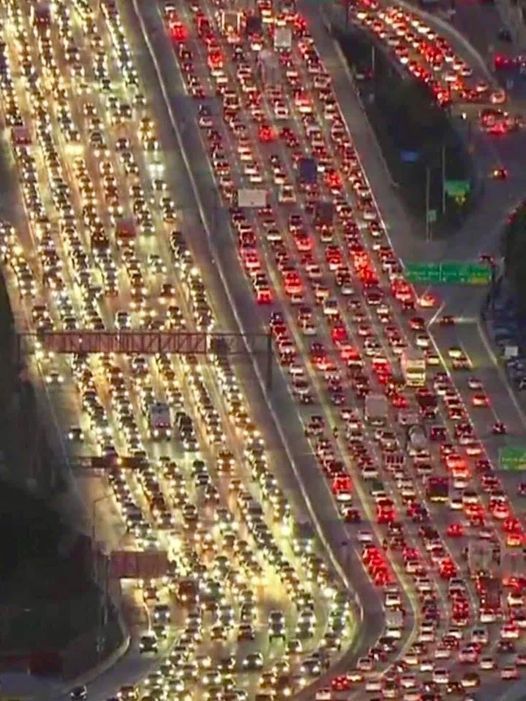 Does trafffic ever get THIS BAD in your city?