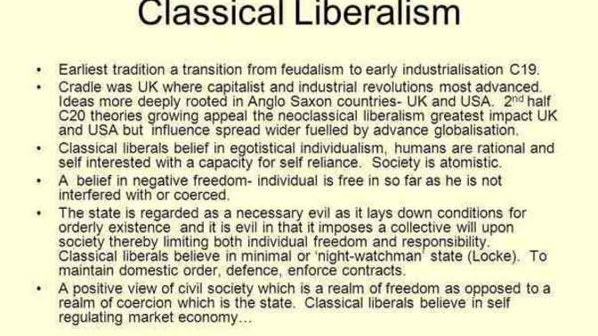 Did you know liberalism has multiple variations?