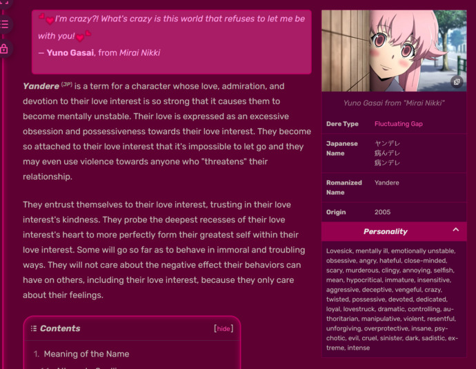 Are girls yandere?