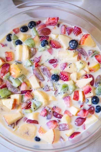 Tinned fruit and condensed milk. Yah or nah?