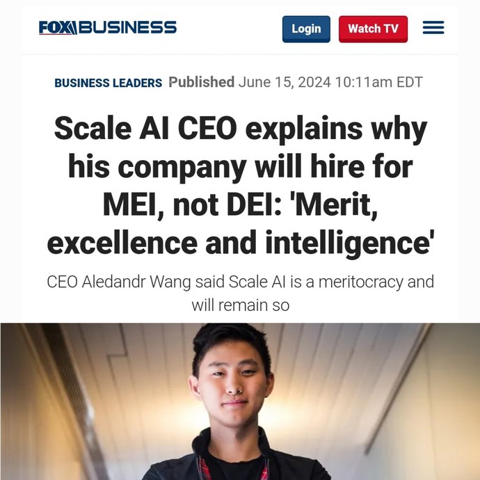 Which Do You Support More Regarding Hiring Policy? Diversity, Equity, & Inclusion? Or Merit, Excellence, & Intelligence?