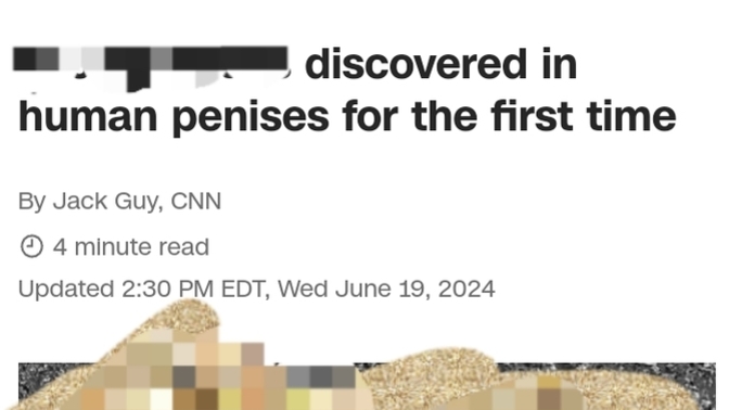 Why is CNN posting micro dicpics?