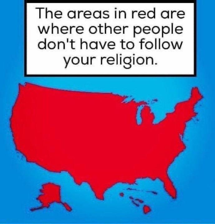 There is no freedom OF religion without freedom FROM religion. W/ Louisiana posting 10 Commandments in EVERY class, does this have more resonance?