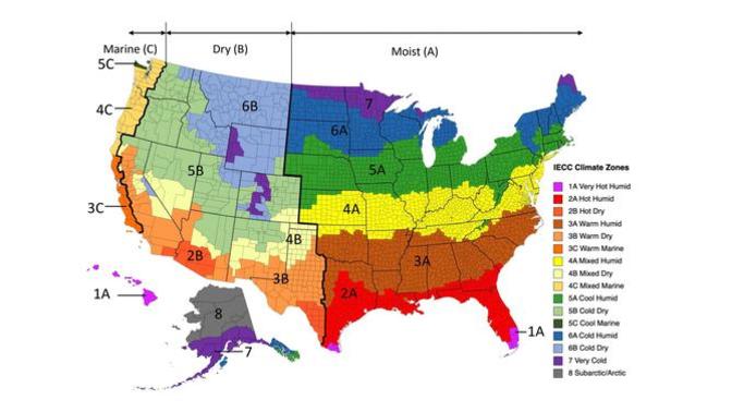 Which of these (UPDATED) climate zones do you prefer to live in?