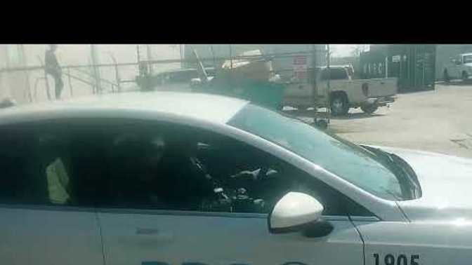 Did this BDS inspector block a road?