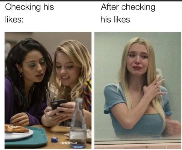 Is there a reason a guy would supposedly be with someone yet continue to follow random females on socials?