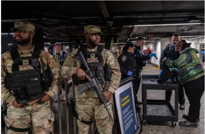 How is it possible that the national guard can be deployed to the NYC subway, but not the border where terrorists are crossing? Wasnt 911 enough?