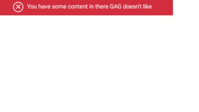 What the heck is this new warning by GAG?