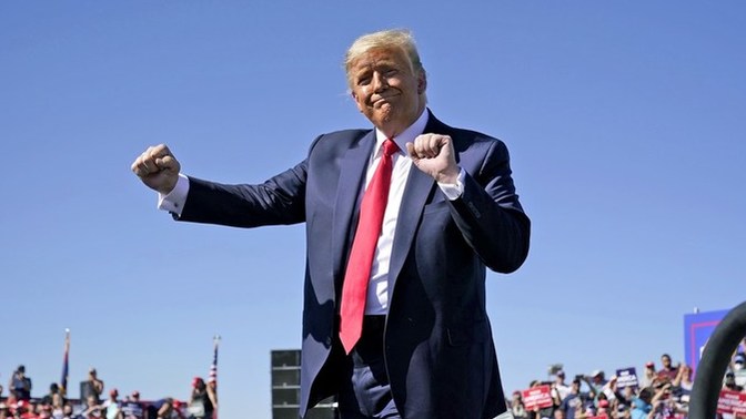 Who's pleased the most with Trump's dance?
