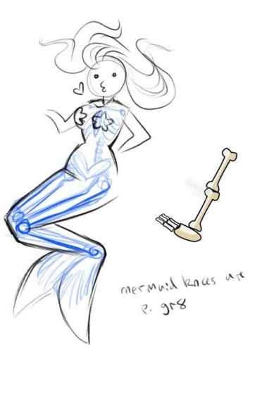 If mermaids were real, would they be fish people or just another kind of marine mammal?
