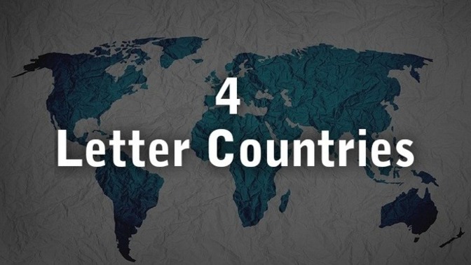 Geo Trivia: How many COUNTRIES can you name that have only FOUR LETTERS in their name?