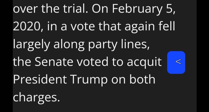 impeachment failed