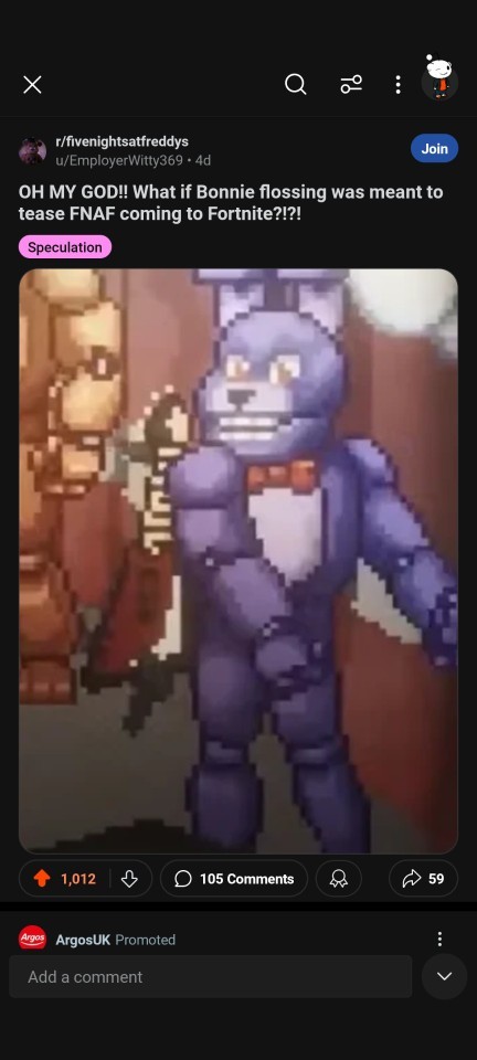 Do You Think FNAF Is Coming To Fortnite?