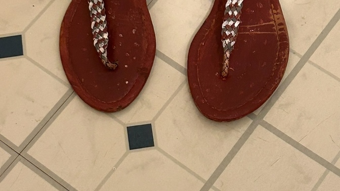 Also question What you rate these sandals I custom painted the Alabama football theme colors?