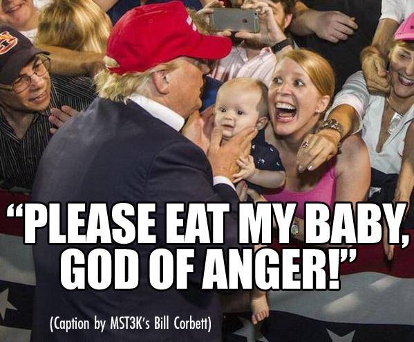Would you leave your daughter alone with Trump?
