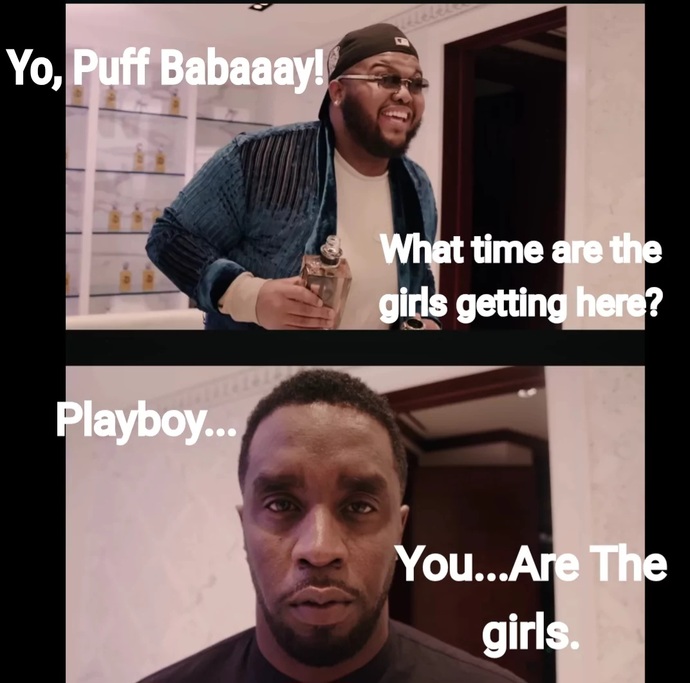 P Diddy invites you to Party. What is your response?