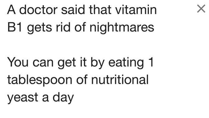 Do you believe Dr Berg on how to get rid of nightmares?