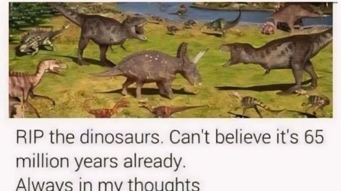 Would you like to pay your respects to the Dinosaurs?