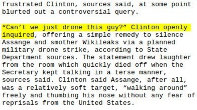 What do you think of what Clinton said here?