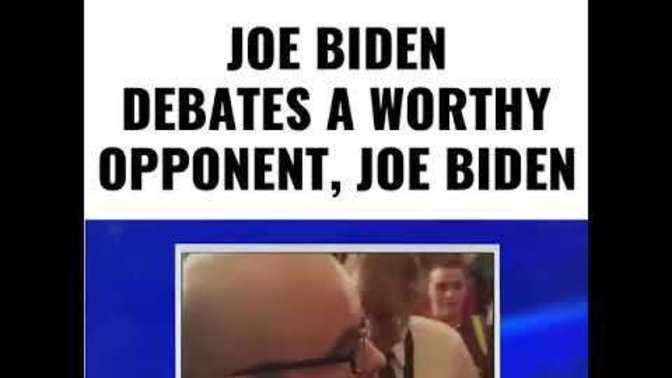 Biden scores debate knockouts on himself. Does President Trump really even need to debate Biden when Biden is already his own best debating opponent?