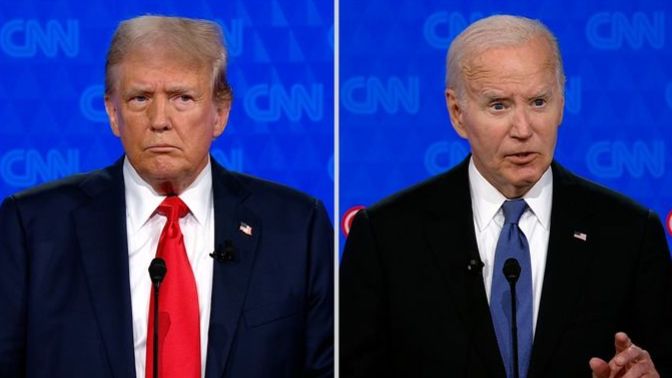 Did Trump tromp on Biden at the debate?